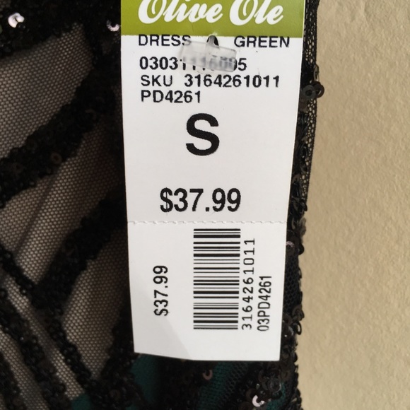 SEQUINED BODY-CON DRESS - Picture 4 of 6